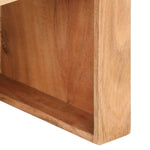 ZNTS Side Table 43x40x30 cm Solid Acacia Wood 323588