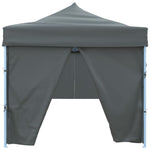Folding Pop-up Party Tent with 8 Sidewalls 870x291x315 cm Anthracite 44982