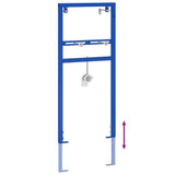 Bathroom Wall Support Height Adjustable Blue 50 x 3 x 112 cm 4106572