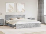 Bed Frame with Headboard Concerte 160 x 200 cm Solid Pine Wood 3410986