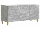Sideboard Concrete Grey 89 x 34.5 x 60 cm Engineered Wood 895118
