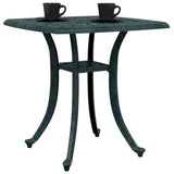 Garden Table Green 53x53x53 cm Cast Aluminium 4002818
