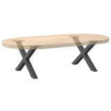 Coffee Table Legs X-Shaped 2 pcs Anthracite 50x cm Steel 4012878