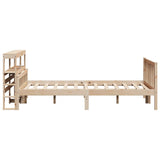 Bed Frame without Mattress 120x190 cm Small Double Solid Wood Pine 3305892