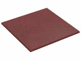 Fall Protection Tiles 6 pcs Red 50 x 50 cm Rubber 42046715