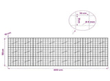 Gabion with 5 mm Wire and 10x10 cm Mesh 400x10x150 cm 3464954