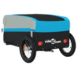 Bike Trailer Black and Blue 30 kg Iron 94037