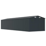 Garden Shed Anthracite 257x990x181 cm Galvanised steel 47038
