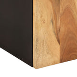 Bathroom Wall Cabinet 38x33x48 cm Solid Wood Acacia 351991