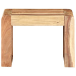 ZNTS Side Table 43x40x30 cm Solid Acacia Wood 323588