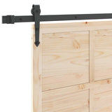 Sliding Door Natural 80 x 208 cm Solid Pine Wood 3445660