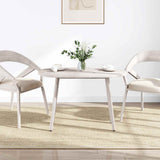 Table Top White 90x45x2.5 cm Solid Wood Pine Oval 824356