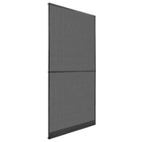 Hinged Insect Screen Manual Anthracite and Black 100 x 215 cm 42047077