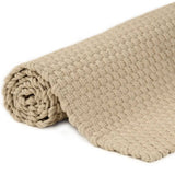 Rug Rectangular Natural 160x230 cm Cotton 345112