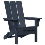 Garden Chair 3 pcs Navy 80.5 x 74.5 x 92 cm Polyethylene 3335823