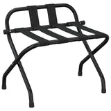 Luggage Rack with Backrest Black 56x39x52 cm 153075