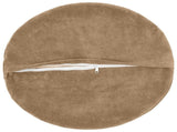 Cushion with Pillow HEERLEN 6 pcs Taupe Microfiber Fleece 929454