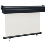 ZNTS Balcony Side Awning 85x250 cm Cream 48407