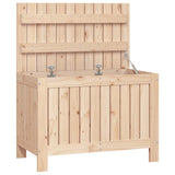 Garden Storage Box 76x42.5x54 cm Solid Wood Pine 836144