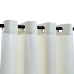 Blackout Curtains with Rings 2 pcs Velvet Cream 140x245 cm 134514