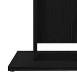 Bistro Table Black Oak 60x60x75 cm Engineered Wood 862494
