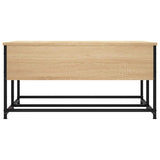 Coffee Table Sonoma Oak 80x80x40 cm Engineered Wood 835355