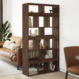 Room Divider Brown Oak 100x33x187.5 cm Engineered Wood 3309543