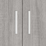 Aquarium Stand Grey Sonoma 81x36x73 cm Engineered Wood 833629
