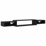 Wall-mounted TV Cabinet Wall-Mounted Black Oak 180 x 28 x 21 cm 8006006