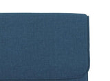 Lounge Chair Blue 55x64x80 cm Fabric 351349