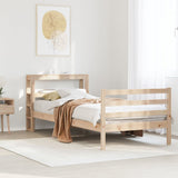 Bed Frame without Mattress 90x200 cm Solid Wood Pine 3305820