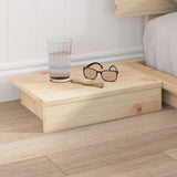 Bed Frame Brown 120 x 190 cm Wood 872410