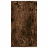 Shoe Bench Smoked Oak 103x30x55 cm Engineered Wood 826369