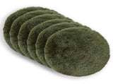 Cushion with Pillow HEERLEN 6 pcs Green PV Fleece 929868