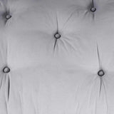 Sofa Cushion 2 pcs Grey Fabric 4019099
