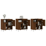 Sideboards 3 pcs Brown Oak Engineered Wood 3190156