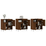 Sideboards 3 pcs Brown Oak Engineered Wood 3190156