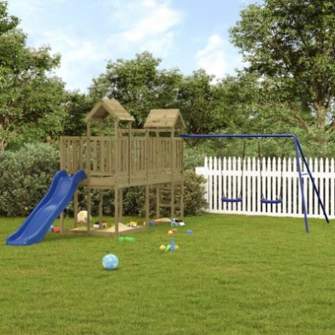 ZNTS Outdoor Playset Impregnated Wood Pine 3155851