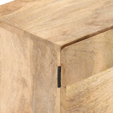 ZNTS Bedside Cabinet 40x30x51 cm Solid Mango Wood 320225