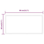 LED Bathroom Mirror 80x40 cm 151766