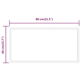 LED Bathroom Mirror 80x40 cm 151766