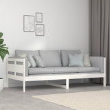 Day Bed without Mattress White Solid Wood Pine 90x200 cm 820298