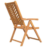 Reclining Garden Chair Set of 2 Natural wood color 362231