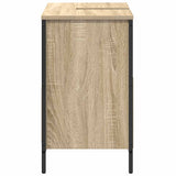 Bathroom Basin Cabinet with Drawers Sonoma Oak 60x34.5x60 cm 861883