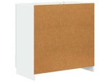 Drawer Cabinet White 66 x 34.5 x 87 cm Engineered Wood 895755
