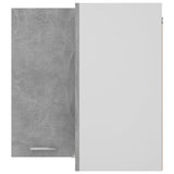 Hanging Corner Cabinet Lyon Concrete Grey 57x57x60 cm Engineered Wood 806394