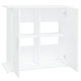 Aquarium Stand White 81x36x73 cm Engineered Wood 833599
