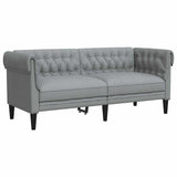 Living Room Couch 2 pcs Light Grey 201.5 x 74.5 x 74.5 cm 3385856