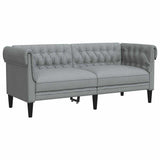 Sofa Light Grey 182.5 x 74.5 x 74.5 cm Polyester 42013007