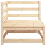 Garden Corner Sofa Solid Wood Pine 805660